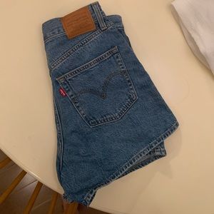 Levi’s Barely Worn High Waisted Shorts